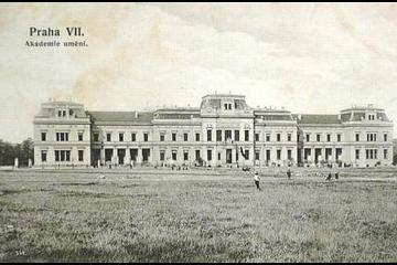 Pohlednice, Akademie výtvarných umění, 1905