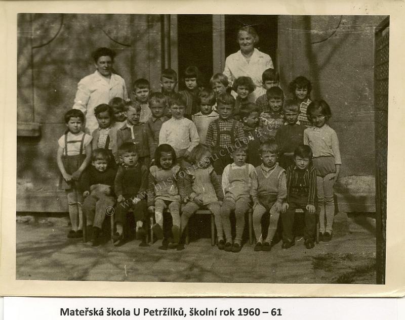 mateřská škola u Petržílků 1960-61 (Nahodilová J)vod