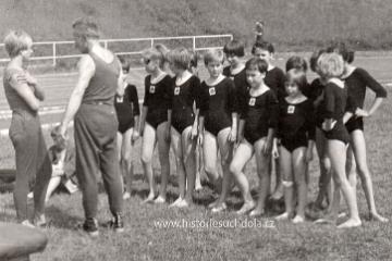 hry u VŠZ 1968 gymnastky roč 1956 (Kadlecová Hana)